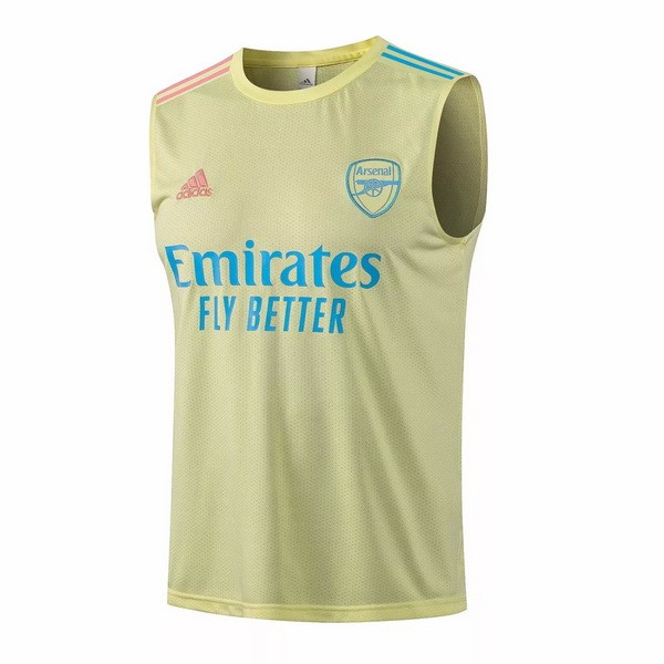 Thailande Maillot Football Arsenal Sans Manches 2021-22 Jaune